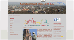 Desktop Screenshot of gaestefuehrungen-mainz.de